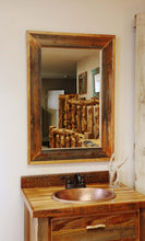 Load image into Gallery viewer, Barnwood Edge Trimmed Mirror