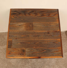 Load image into Gallery viewer, Gorgeous handcrafted solid wood modern rustic nightstand. Made in the U.S.A. from re-claimed barn wood. Very classy and comfortable. Will go great next to any bed in any bedroom.