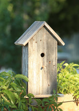Load image into Gallery viewer, Handcrafted rustic reclaimed barnwood bird house, this birdhouse is made from barn wood